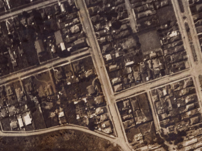 43 Union Street from the air, 1925-1929