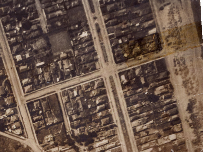 50 Oram Avenue from the air, 1925-1929