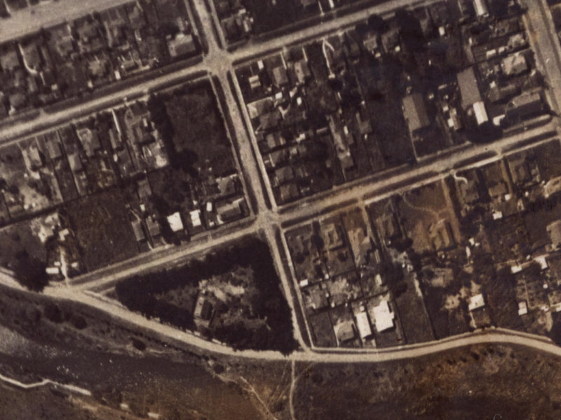 Collingwood Street from the air, 1925-1929