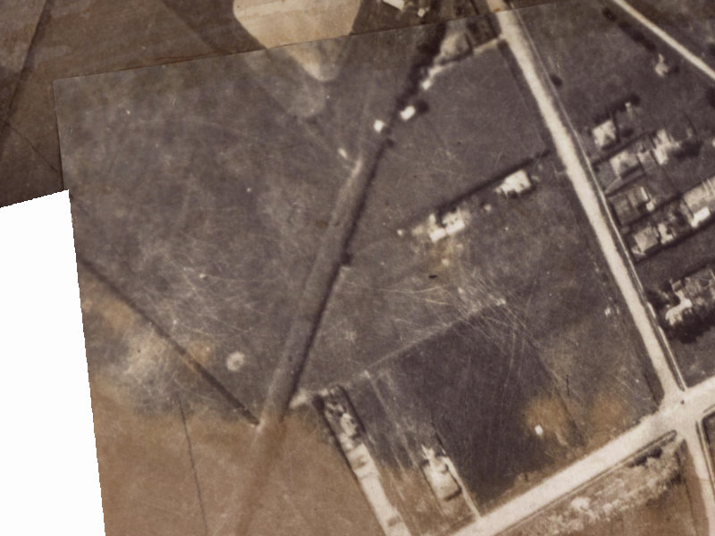 110-118 Anzac Drive from the air, 1925-1929