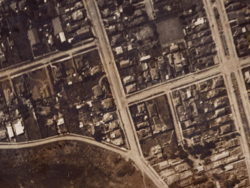 49 Union Street from the air, 1925-1929