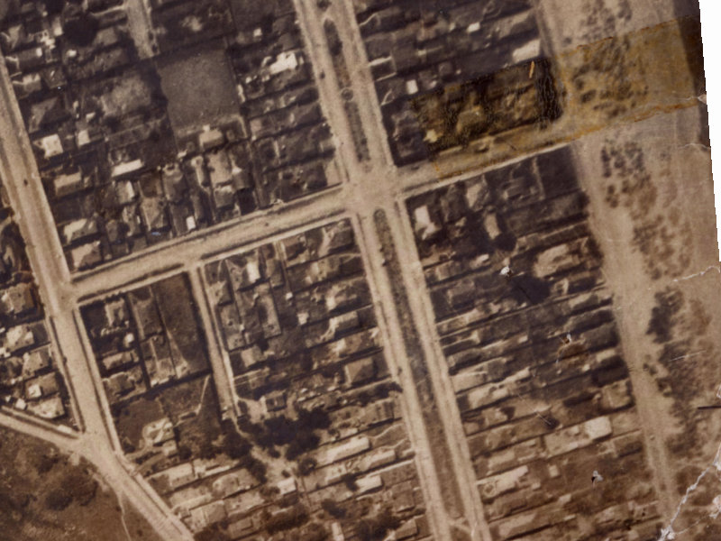 54 Oram Avenue from the air, 1925-1929