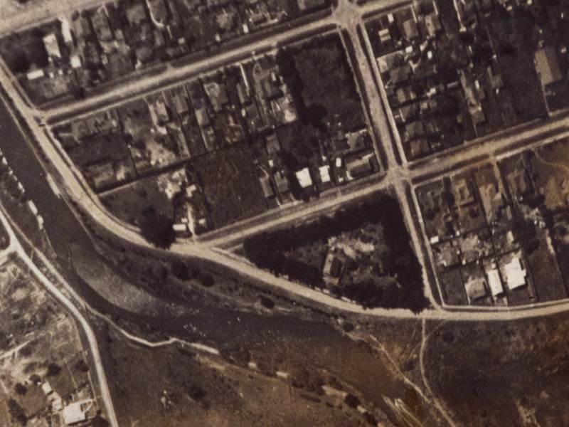 54 Collingwood Street from the air, 1925-1929