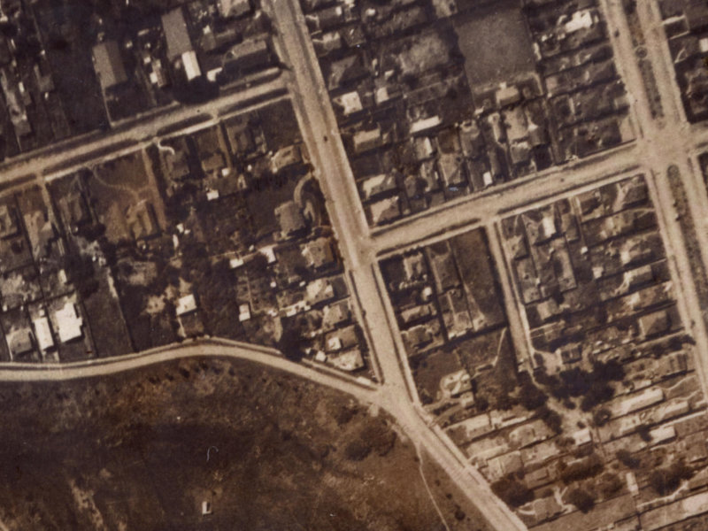 50B Union Street from the air, 1925-1929