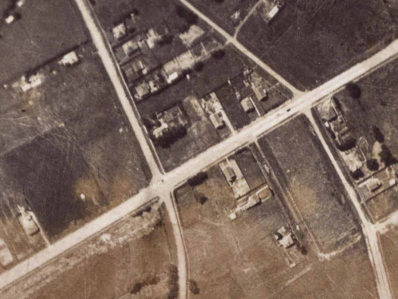 637 Pages Road from the air, 1925-1929