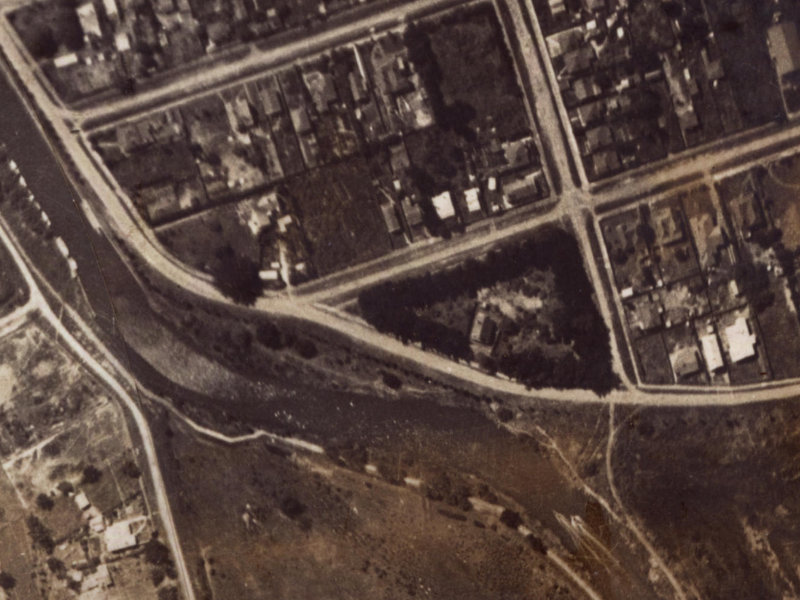 55 Owles Terrace from the air, 1925-1929