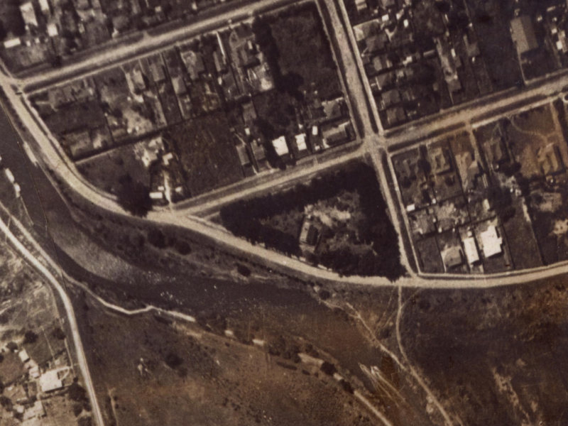 51 Owles Terrace from the air, 1925-1929