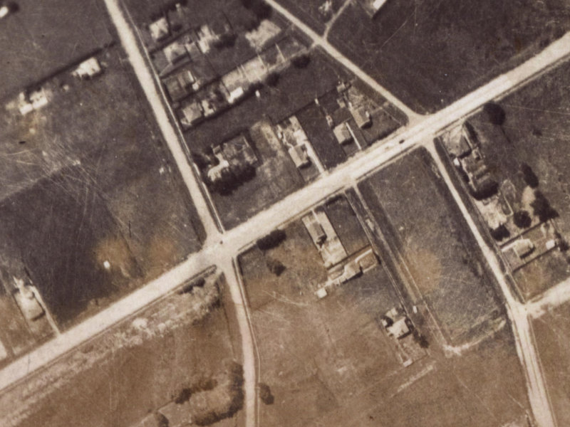 634 Pages Road from the air, 1925-1929