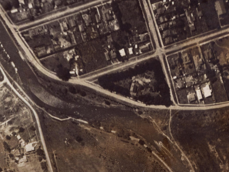31–53 Owles Terrace from the air, 1925-1929