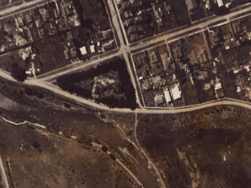 Owles Terrace from the air, 1925-1929