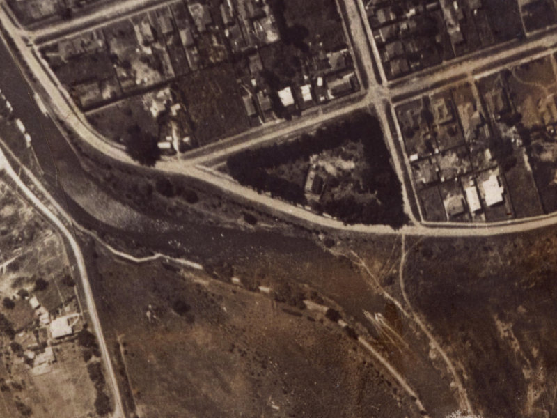 33-63 Owles Terrace from the air, 1925-1929