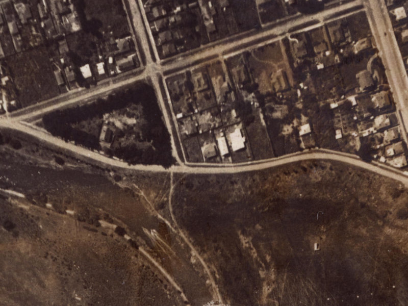 65 Owles Terrace from the air, 1925-1929