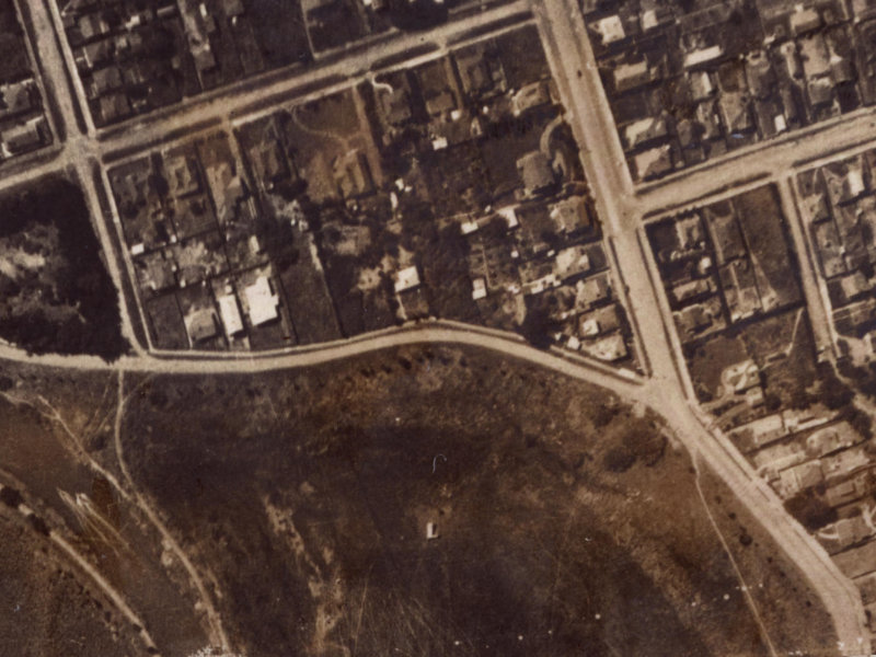 85 Owles Terrace from the air, 1925-1929