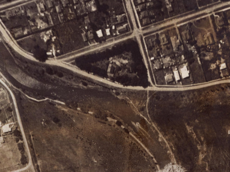 53 Owles Terrace from the air, 1925-1929