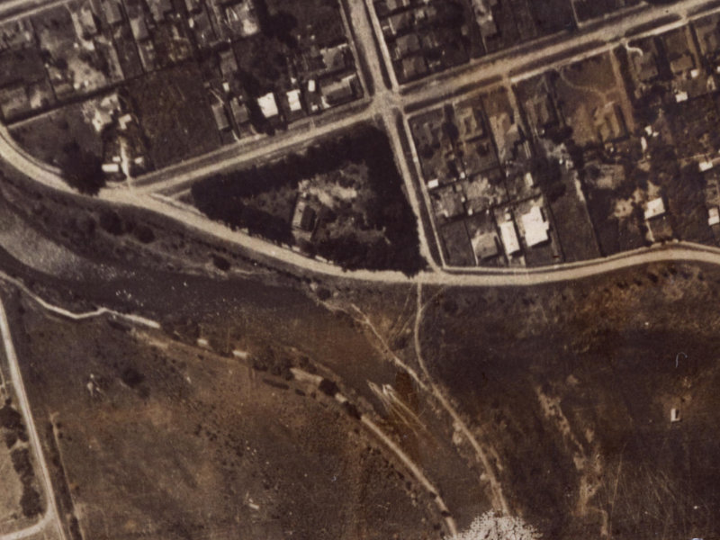 56 Owles Terrace from the air, 1925-1929