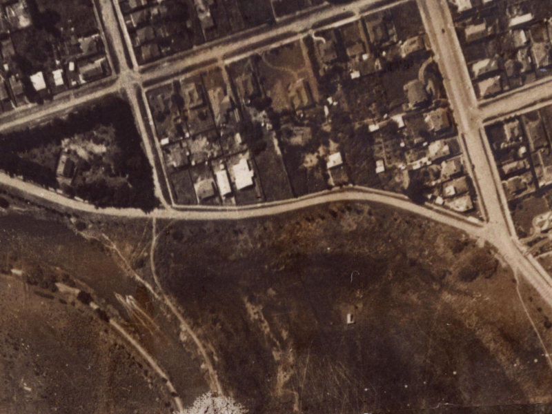 73 Owles Terrace from the air, 1925-1929