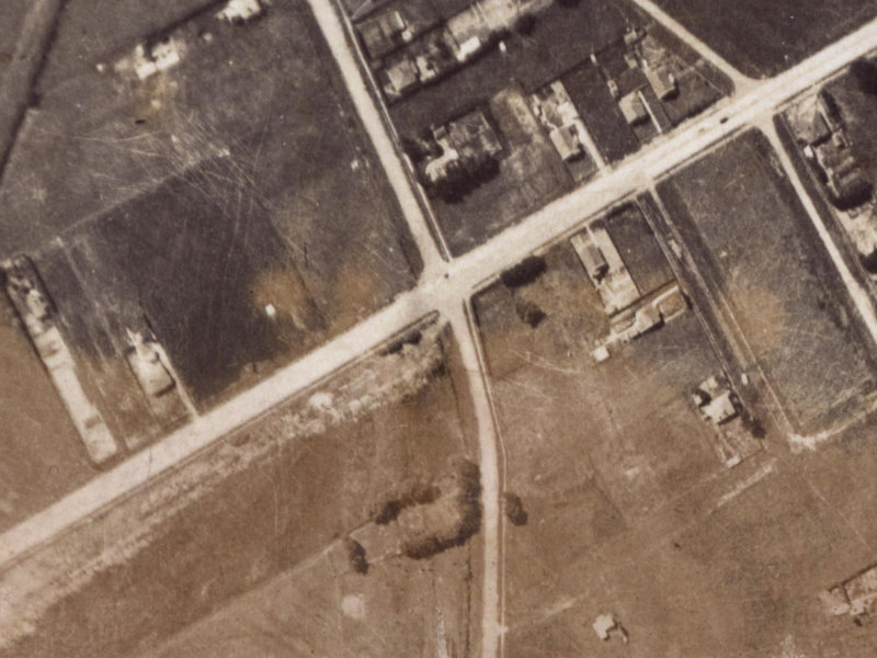 128 Bexley Road from the air, 1925-1929