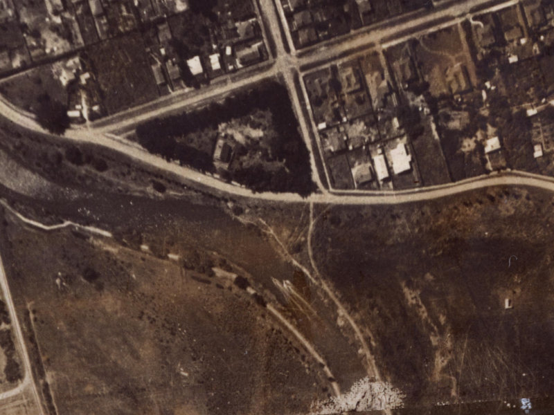 58 Owles Terrace from the air, 1925-1929