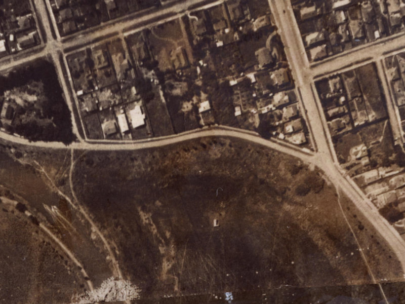 85A Owles Terrace from the air, 1925-1929