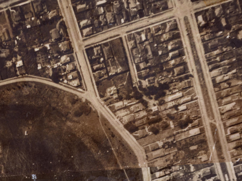 16 Ida Street from the air, 1925-1929