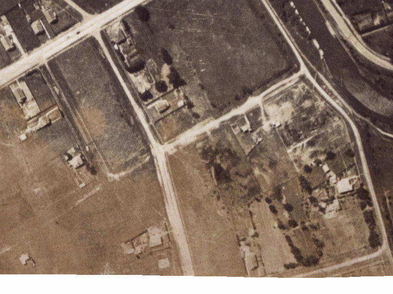 40 Orari Street from the air, 1925-1929