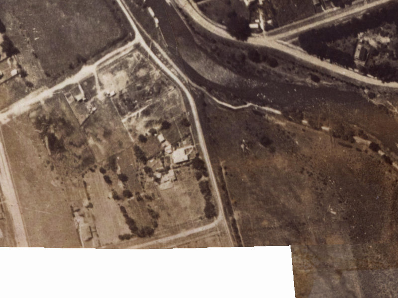 Wairoa Street from the air, 1925-1929