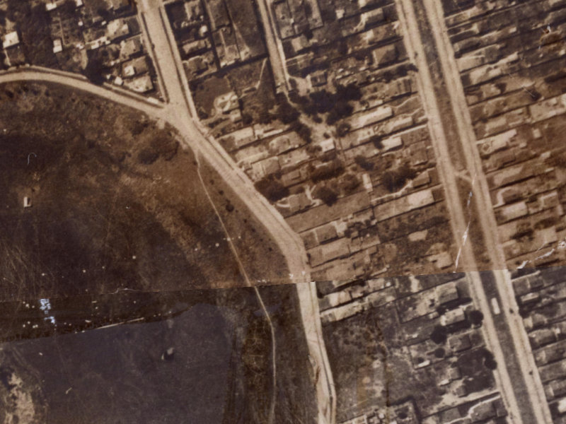 81 Union Street from the air, 1925-1929