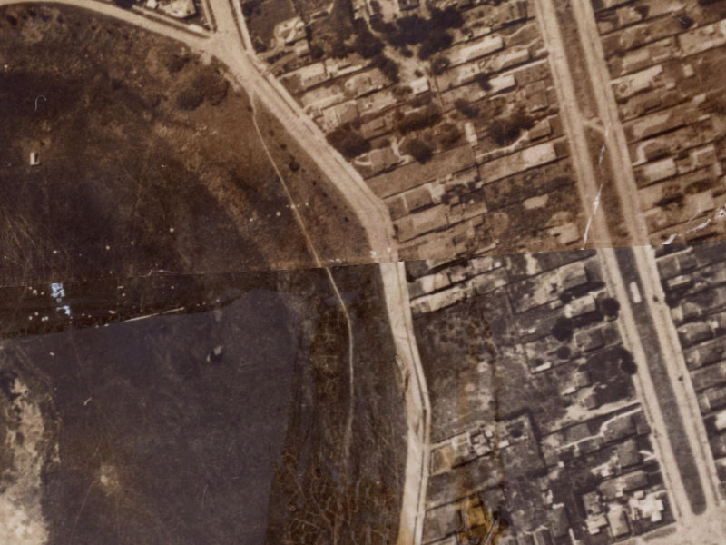 91 Union Street from the air, 1925-1929