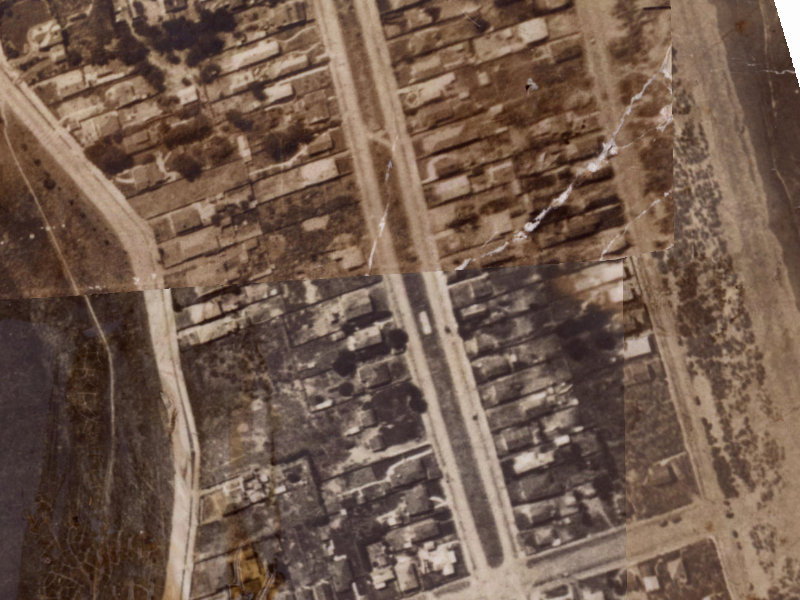 100 Oram Avenue from the air, 1925-1929