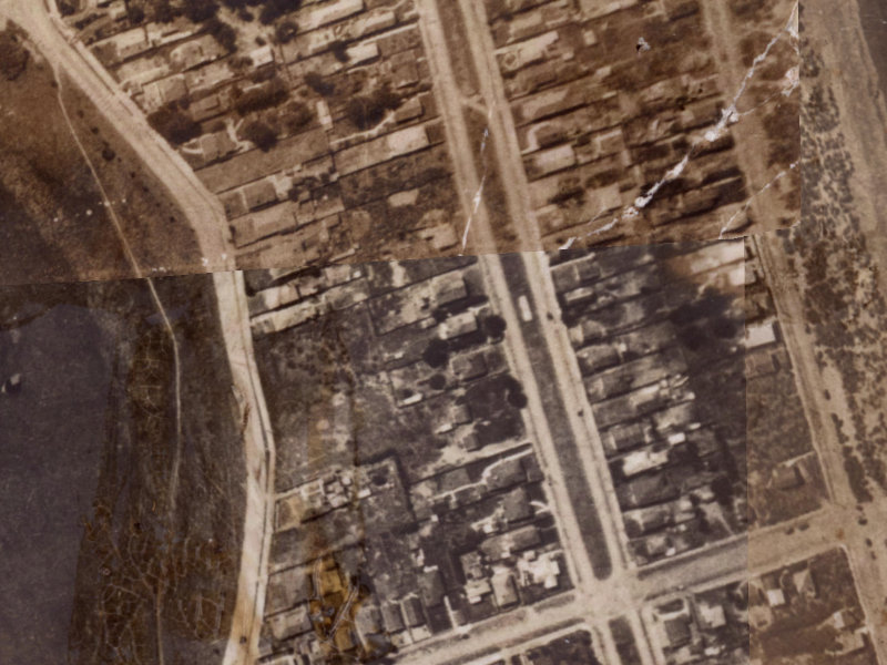 104 Oram Avenue from the air, 1925-1929