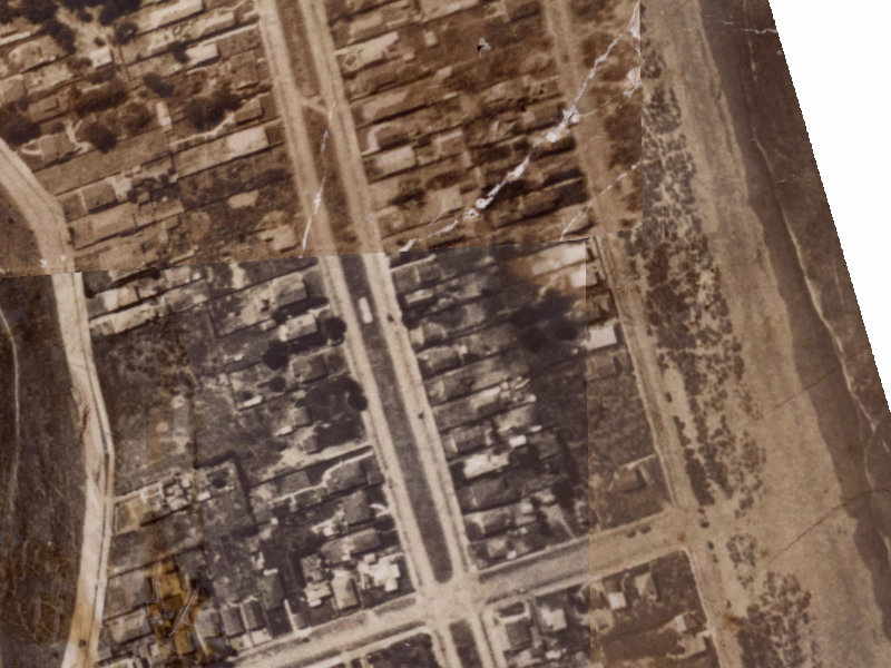 105 Oram Avenue from the air, 1925-1929