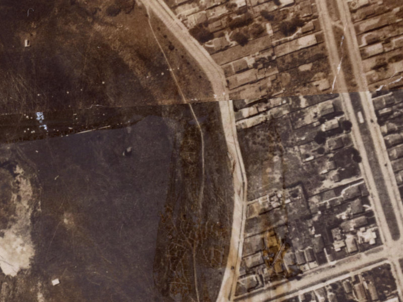 95 Union Street from the air, 1925-1929