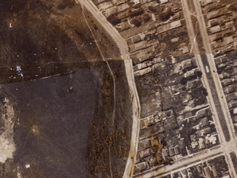 62-80 Union Street from the air, 1925-1929