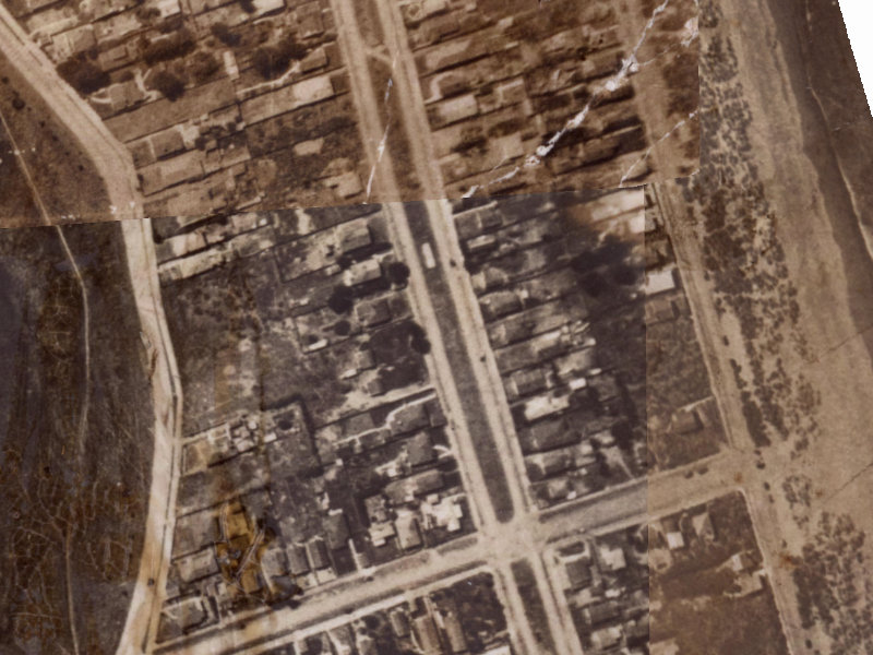 110 Oram Avenue from the air, 1925-1929