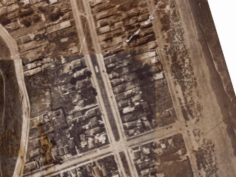 111 Oram Avenue from the air, 1925-1929