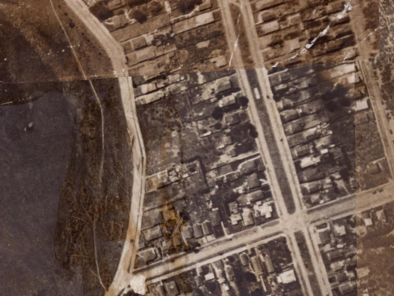 101A Union Street from the air, 1925-1929