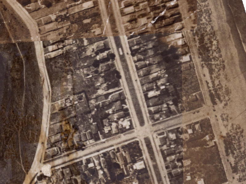 114 Oram Avenue from the air, 1925-1929