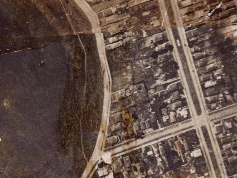 101 Union Street from the air, 1925-1929