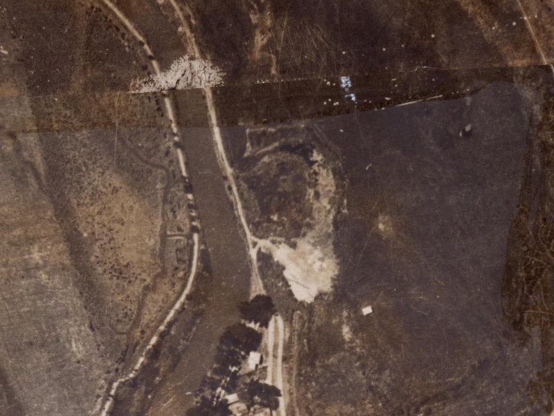 23–33 Admirals Way from the air, 1925-1929