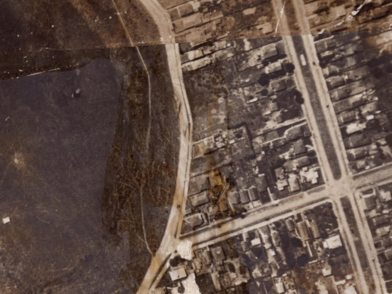 103 Union Street from the air, 1925-1929