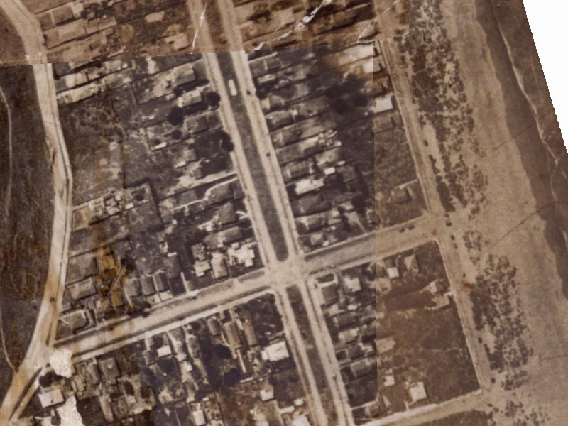 121 Oram Avenue from the air, 1925-1929