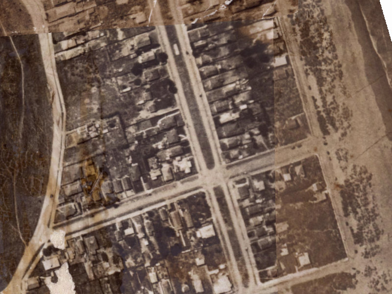 124 Oram Avenue from the air, 1925-1929
