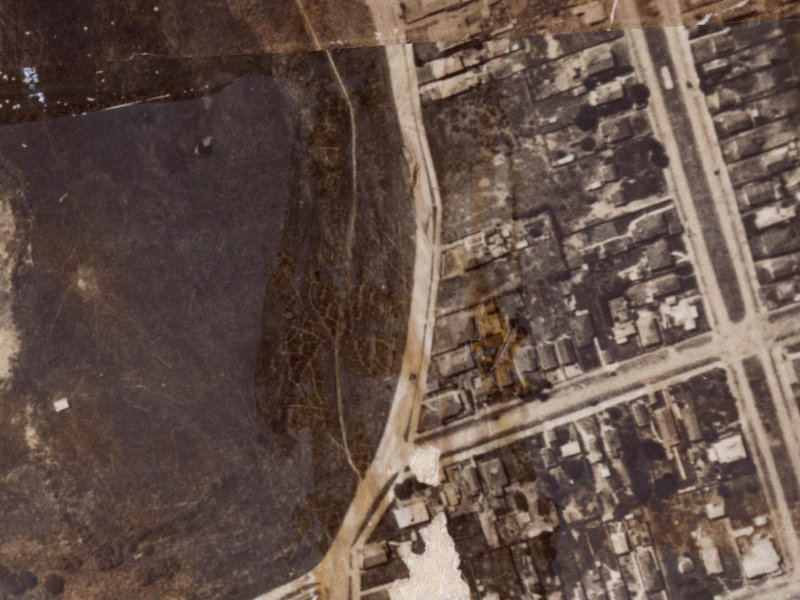 107 Union Street from the air, 1925-1929