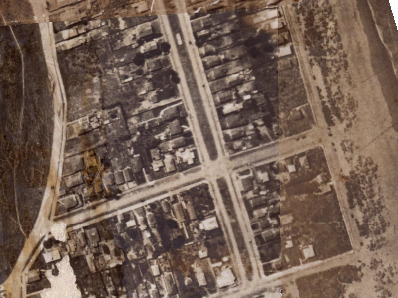 128 Oram Avenue from the air, 1925-1929