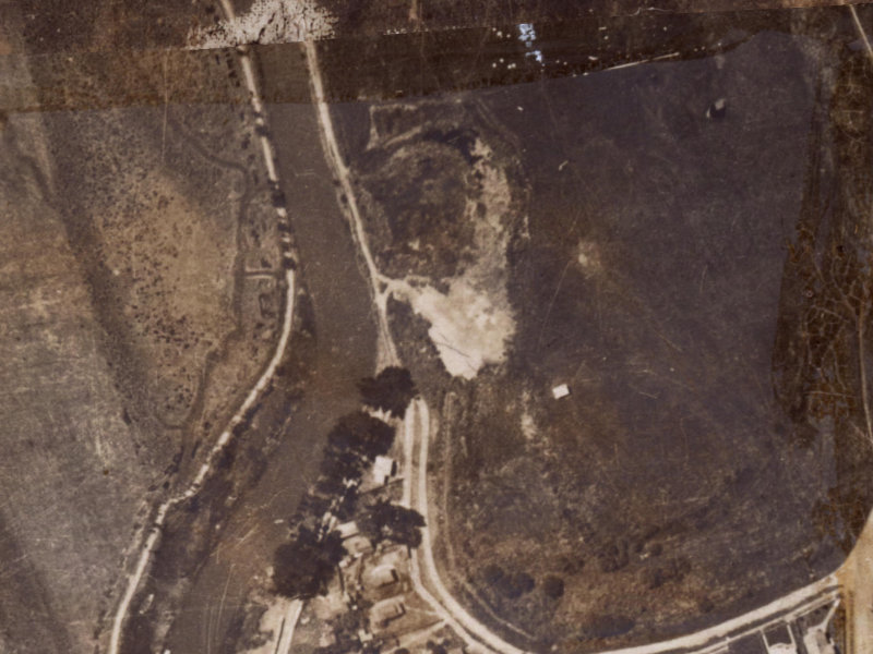 20–24 Admirals Way from the air, 1925-1929