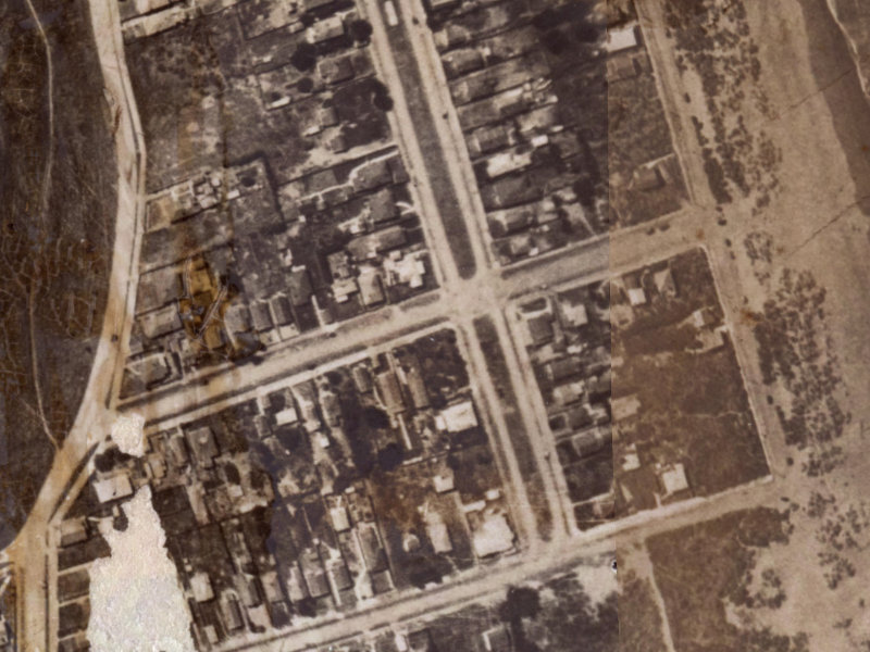 37 Rodney Street from the air, 1925-1929