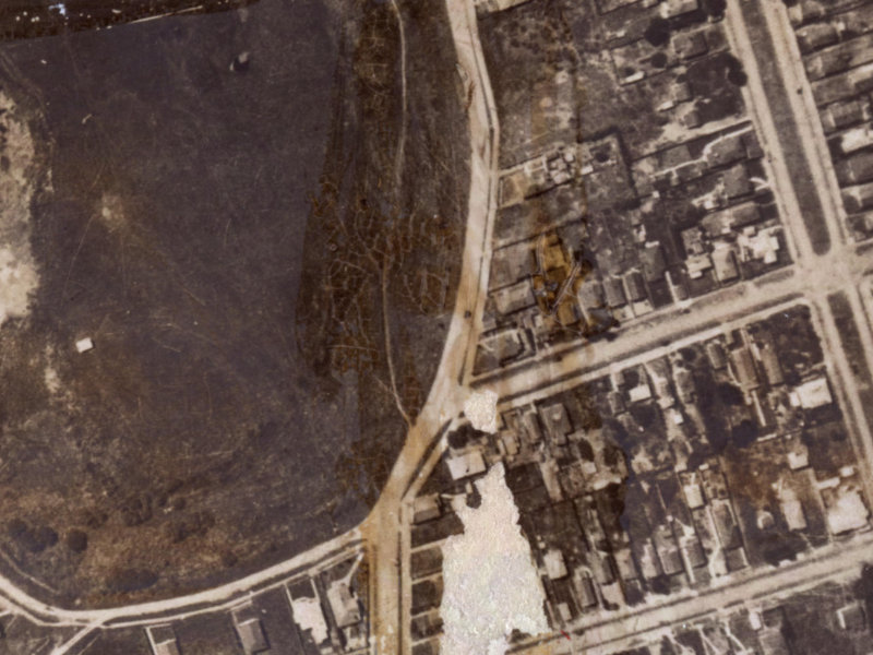 109A Union Street from the air, 1925-1929