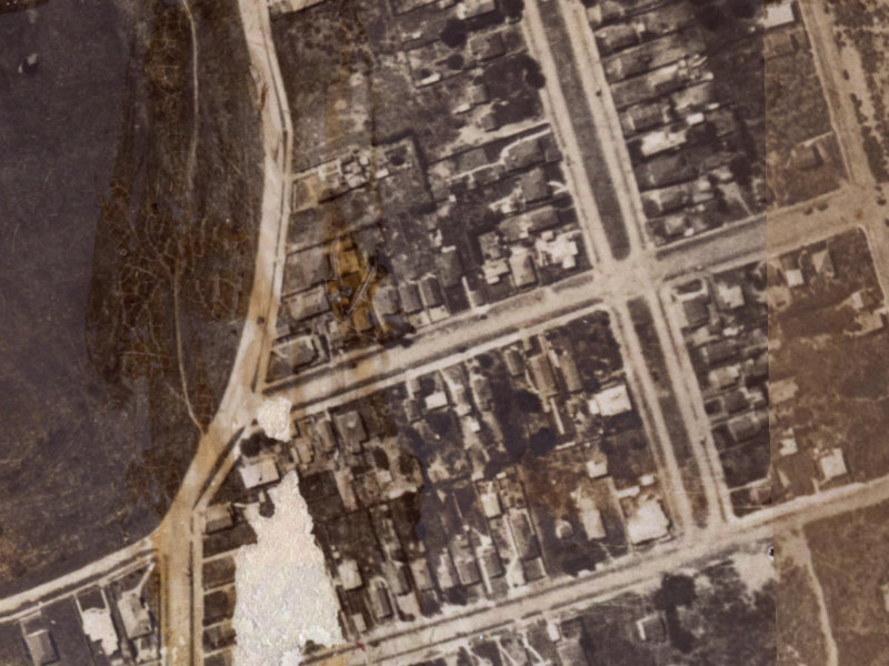 34 Rodney Street from the air, 1925-1929