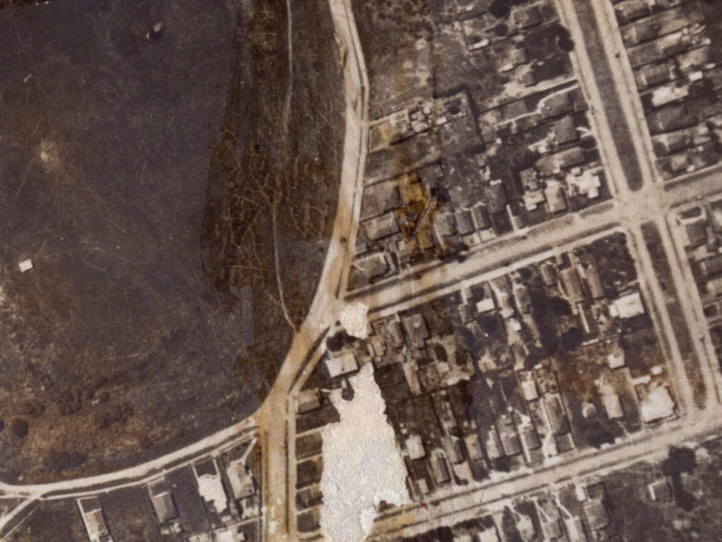 111 Union Street from the air, 1925-1929
