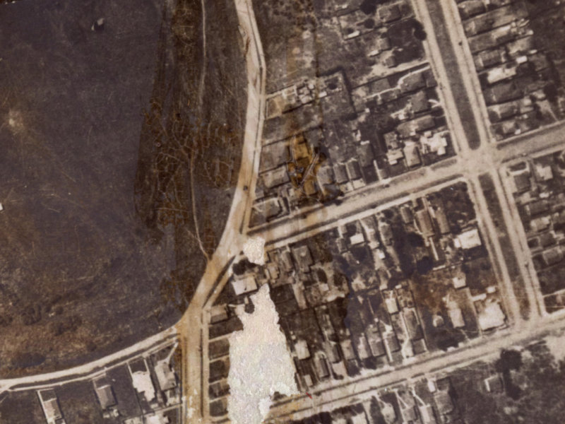 42 Rodney Street from the air, 1925-1929
